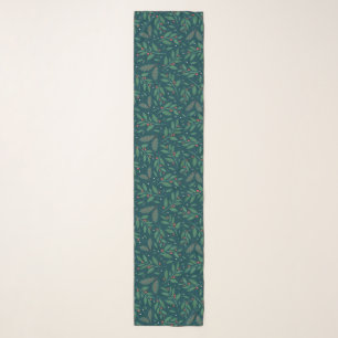 Mistletoe & Holly Charm Chiffon Scarf