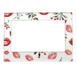 Mistletoe Kisses Magnetic Frame
