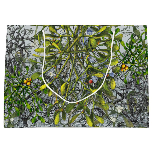 Mistletoe Large Gift Bag (Front)