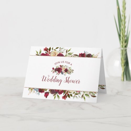 Mistletoe Manor Winter Couples Wedding Shower Invitation