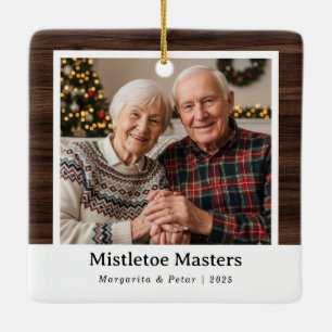 Mistletoe Masters – Grandparents Photo Ornament