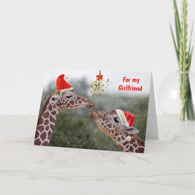 Mistletoe Moments Card GIRLFRIEND (Front)
