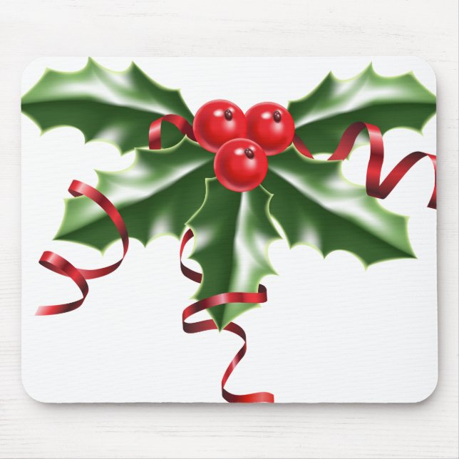 Mistletoe Mouse Pad (Front)
