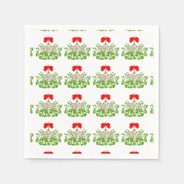Mistletoe Napkins (Front)