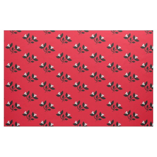 Mistletoe Red Fabric