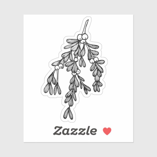 Mistletoe Sticker (Sheet)