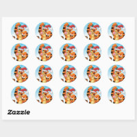 Blue X Gold Mistletoe (Rainbow Friends) Sticker for Sale by