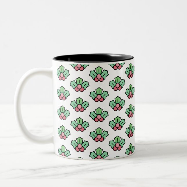 mistletoe Two-Tone coffee mug (Left)