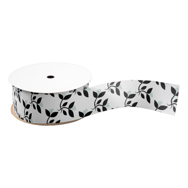 Mistletoe White Grosgrain Ribbon (Spool)
