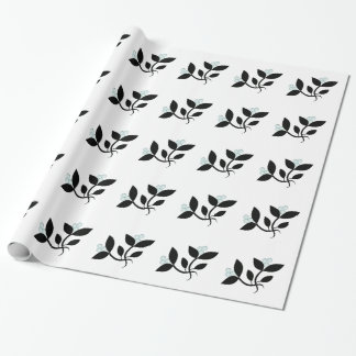 Mistletoe White Wrapping Paper