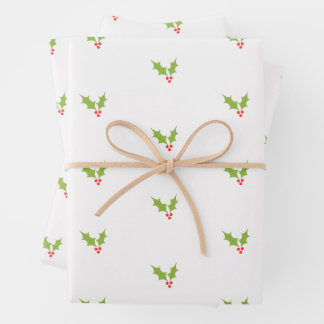 Mistletoe Wrapping Paper Sheets