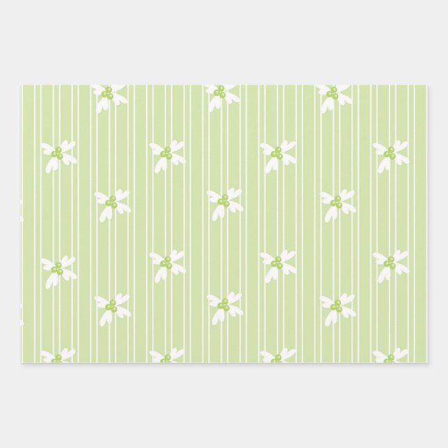 Mistletoe Wrapping Paper Sheets (Front)