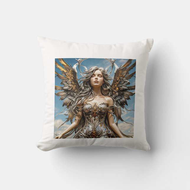 Mistralyn Fairy Throw Pillow (Front)
