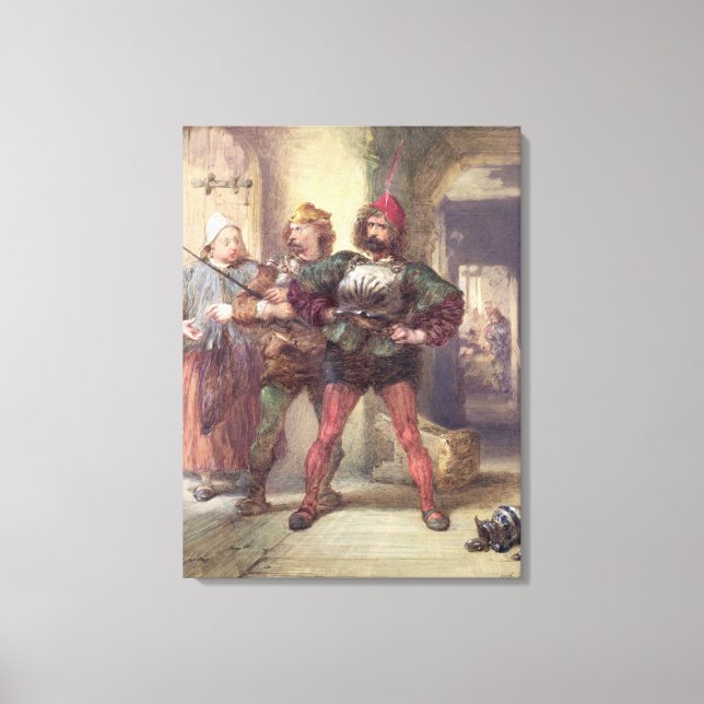 Mistress Quickly, Nym and Bardolph Canvas Print (Front)