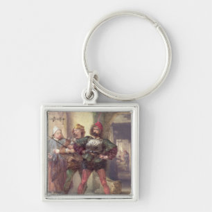 Mistress Quickly, Nym and Bardolph Keychain