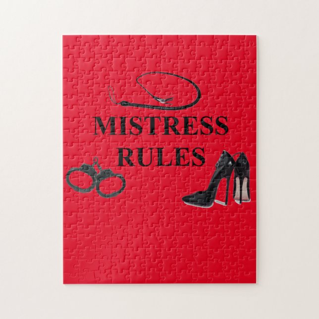 MISTRESS RULES JIGSAW PUZZLE (Vertical)