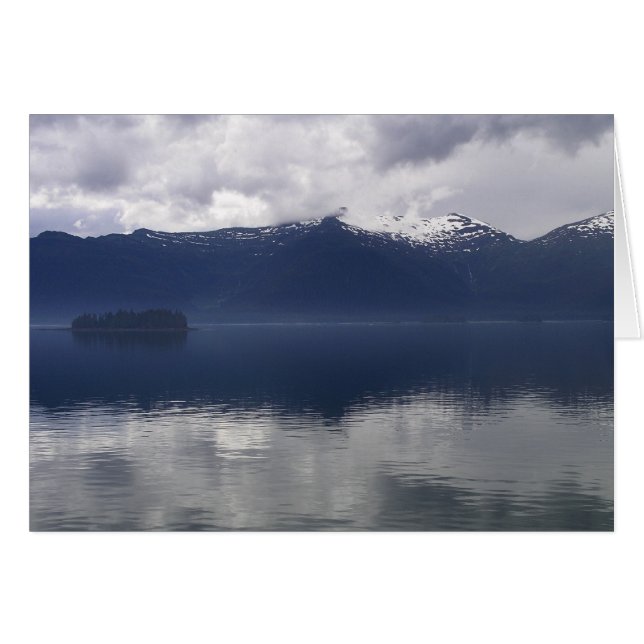 Misty Alaskan Sea in Shades of Blue (Front Horizontal)