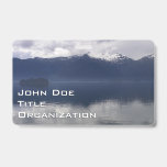 Misty Alaskan Sea in Shades of Blue Badge