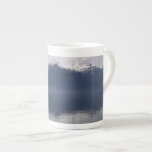 Misty Alaskan Sea in Shades of Blue Bone China Mug