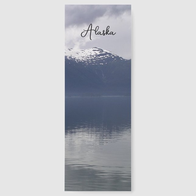 Misty Alaskan Sea in Shades of Blue Bookmarks (Front)