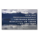 Misty Alaskan Sea in Shades of Blue Business Card Magnet