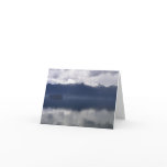 Misty Alaskan Sea in Shades of Blue Card
