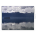 Misty Alaskan Sea in Shades of Blue Card