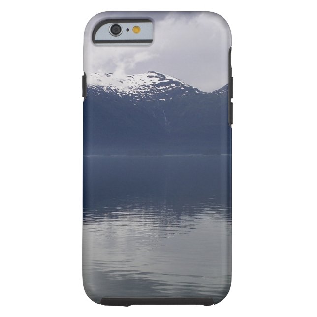 Misty Alaskan Sea in Shades of Blue Case-Mate iPhone Case (Back)