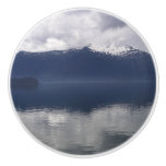 Misty Alaskan Sea in Shades of Blue Ceramic Knob