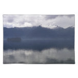 Misty Alaskan Sea in Shades of Blue Cloth Placemat