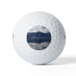 Misty Alaskan Sea in Shades of Blue Golf Balls