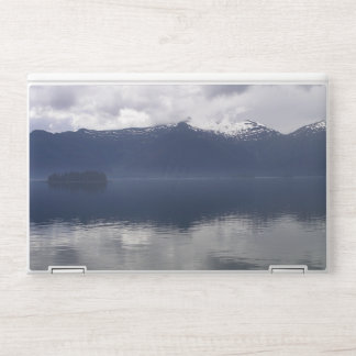 Misty Alaskan Sea in Shades of Blue HP Laptop Skin