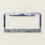 Misty Alaskan Sea in Shades of Blue License Plate Frame