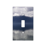 Misty Alaskan Sea in Shades of Blue Light Switch Cover