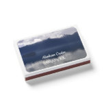 Misty Alaskan Sea in Shades of Blue Matchboxes