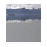Misty Alaskan Sea in Shades of Blue Notepad