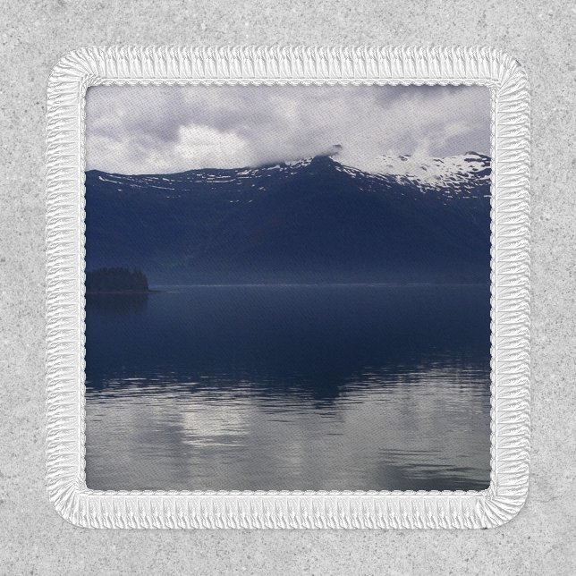Misty Alaskan Sea in Shades of Blue Patch (Front)