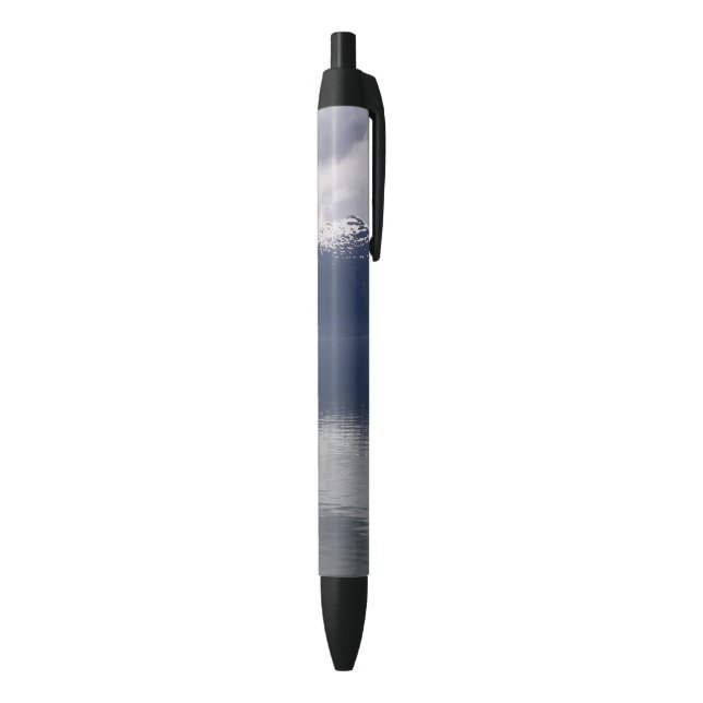 Misty Alaskan Sea in Shades of Blue Pen (Bottom (Vertical))