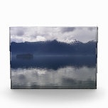 Misty Alaskan Sea in Shades of Blue Photo Block