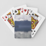 Misty Alaskan Sea in Shades of Blue Poker Cards