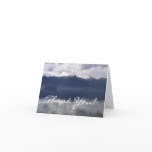 Misty Alaskan Sea in Shades of Blue Thank You Card
