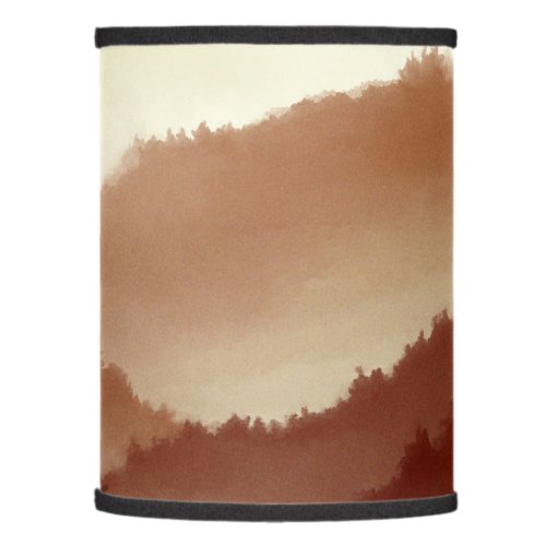 Misty Autumn Forested Mountains Lamp Shade