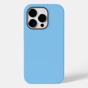 Misty Blue Solid Color, iPhone Case