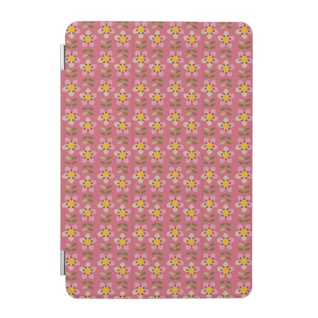 MISTY CHARM - Floral Pattern iPad Case (Front)