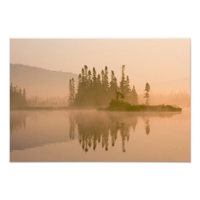 Misty dawn on East Inlet, Pittsburg, New Photo Print (Front)