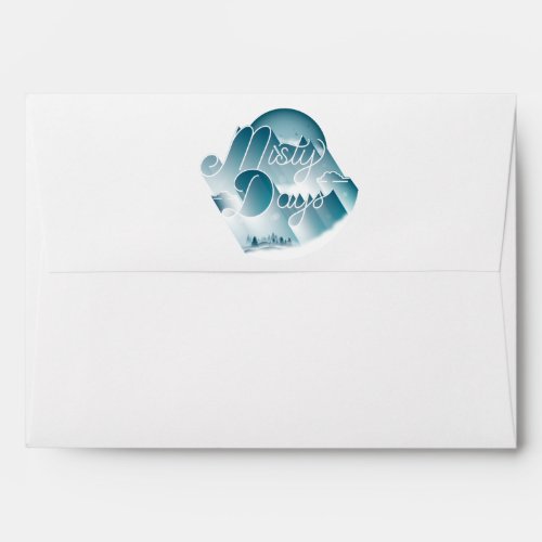 Misty Days  Greeting Card Envelope