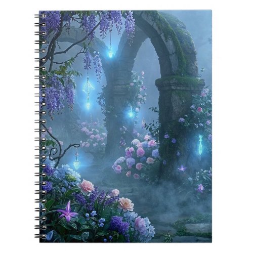 Misty Echoes from the Garden of Blue Fog (2) Notebook