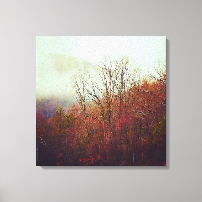 Misty Fall Colors Canvas Print (Front)