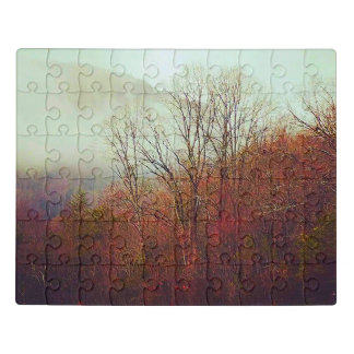 Misty Fall Colors Jigsaw Puzzle