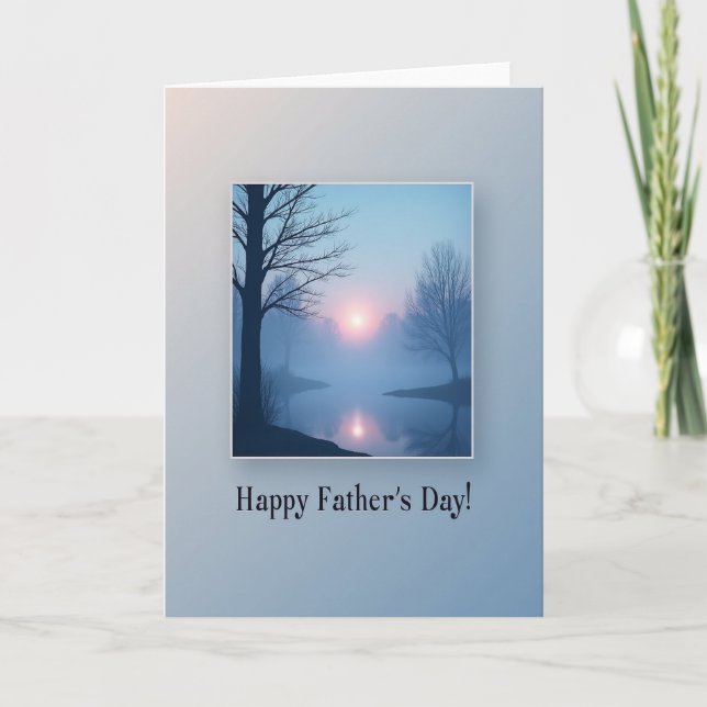 Misty Fathers Day Morning Card (Front)